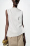 Zw collection draped crepe top