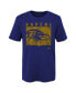 ფოტო #2 პროდუქტის Little Boys and Girls Purple Baltimore Ravens Liquid Camo Logo T-shirt