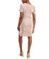 Фото #2 товара Petite V-Neck Asymmetric Tiered Sheath Dress