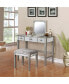 Madison Vanity Set with Bench and Mirror