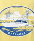 Men's Offshore Fishing Boat Logo Graphic T-Shirt