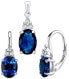 JENNER silver set with sapphire LPS1381LB (earrings, pendant)