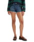 ფოტო #1 პროდუქტის Women's 501 Button Fly Cotton High-Rise Denim Shorts