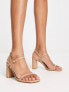 Фото #1 товара Simmi London Calista block heel sandals in beige