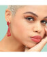ფოტო #3 პროდუქტის Women's Black Corroded Drop Earrings