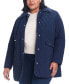 Фото #6 товара Women's Plus Size Hooded Quilted Coat