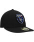 Фото #3 товара Men's Black San Jose Earthquakes Primary Logo Low Profile 59FIFTY Fitted Hat