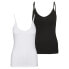 Фото #2 товара VERO MODA Maxi My Soft Tall sleeveless V neck T-Shirt 2 units