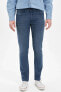 Фото #2 товара Erkek Çivit Mavisi Pedro Slim Fit Jean Pantolon M7315AZ.20SP.IN186