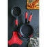 Сковородка с антипригарным покрытием BRA A411226 Чёрный Нержавеющая сталь
