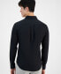 Men's Military Long Sleeve Button-Front Double-Pocket Shirt