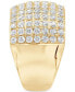 Diamond Multirow Cluster Statement Ring (2 ct. t.w.) in 14k Gold