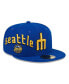 ფოტო #1 პროდუქტის Men's Royal Seattle Mariners City Connect Icon 59FIFTY Fitted Hat