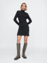 Modern Rib Mockneck Mini Dress