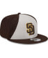 Бейсболка New Era мужская коричневая San Diego Padres 2024 для тренировок 9FIFTY Snapback Hat - фото #2