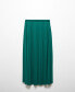 ფოტო #8 პროდუქტის Women's Pleated Long Skirt