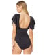Фото #2 товара Bleu Rod Beattie 297396 Rufflicious Ruffle Sleeve One-Piece Swimsuit, size 6
