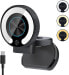 Фото #1 товара Webcam with Microphone and Ring Light, Auto Focus Full HD 2K Webcam with Type-C Interface, Plug and Play, Web Camera for PC, Mac, Laptop, Desktop, Online Learning, Streaming Video Zoom Meeting Skype