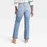 Фото #4 товара Women's High-Rise Vintage Bootcut Jeans - Universal Thread Indigo 10