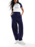 Фото #2 товара ASOS DESIGN scuba turn back hem jogger in navy