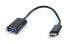 Фото #1 товара USB-кабель Gembird AB-OTG-CMAF2-01 - 0.2 м - USB C - USB A - Черный