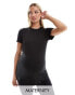 Nike One Training maternity t-shirt in black Черный, XS - фото #1