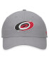 ფოტო #1 პროდუქტის Men's Gray Carolina Hurricanes Extra Time Adjustable Hat