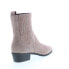 Фото #8 товара Bruno Magli Campo BW1CAML8 Womens Gray Suede Slip On Chelsea Boots