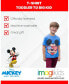 Фото #2 товара Футболка для малышей Disney Mickey Mouse 4 июля Независимость США Флаг США Очки Солнцезащитные Для Мальчиков