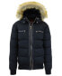 Фото #1 товара Men's Heavyweight Jacket With Detachable Faux Fur Hood