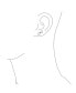ფოტო #2 პროდუქტის Classic Cubic Zirconia Eternity Pink CZ Accent Pave Romantic Love Knot Symbol Eternity Infinity Stud Earrings Girlfriend Sterling Silver