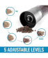 Salt and Pepper Grinder with Adjustable Coarseness Options and Portable Holder