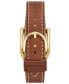 ფოტო #3 პროდუქტის Women's Harwell Quartz Brown Leather Strap Watch, 28mm