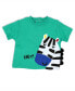 Фото #2 товара Комплект для малышей Lily & Jack с футболкой, шортами и слюнявчиком в полоску Zebra, 3 шт.
