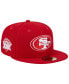 Фото #2 товара Men's Scarlet San Francisco 49ers Super Bowl XXIX Main Patch 59FIFTY Fitted Hat