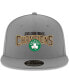 Фото #3 товара Men's Gray Boston Celtics 2024 NBA Finals Champions Arched 9FIFTY Snapback Hat