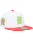 Фото #1 товара Men's White, Coral Detroit Tigers 1968 World Series Strawberry Lolli 59FIFTY Fitted Hat