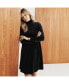 Фото #4 товара Платье вельветовое с длинным рукавом Lands' End для женщин plus size