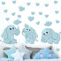 Фото #3 товара Drei blaue Elefantenbabies mit Herzen