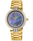 ფოტო #1 პროდუქტის Women's Matera Swiss Quartz Gold-Tone Stainless Steel Watch 35mm