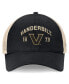 Men's Black Vanderbilt Commodores Heritage Waylon Trucker Adjustable Hat