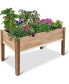 Raised Garden Bed Elevated Herb Planter for Growing Fresh Flower