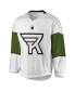 Men's White, Green Rochester Knighthawks Replica Jersey