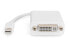 DIGITUS Mini DisplayPort Adapter / Converter, Mini DP to DVI-I