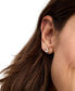 ფოტო #3 პროდუქტის Little Luxuries Pavé & Crystal Square Stud Earrings