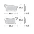 Фото #2 товара MOTO-MASTER GasGas/Husqvarna/KTM 094612 Sintered Brake Pads