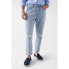 SALSA JEANS Tapered Ice Bleach Destroyed jeans