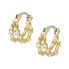 Фото #2 товара Charming earrings with crystals JF04376710