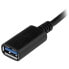 Фото #8 товара StarTech.com USB-C to USB-A Adapter Cable - M/F - 6in - USB 3.0 - USB-IF Certified - 0.15 m - USB C - USB A - USB 3.2 Gen 1 (3.1 Gen 1) - Male/Female - Black