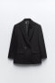 Oversize blazer with padded shoulders